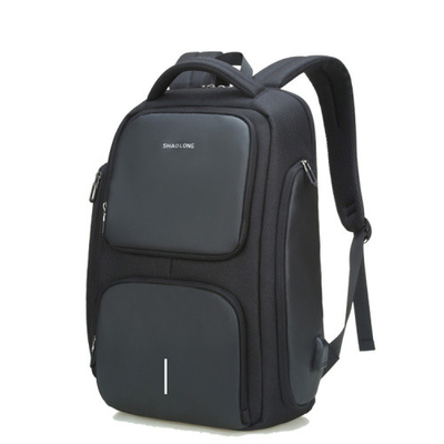 Bolsos de escuela resistentes de la carga por USB de la mochila del ordenador portátil del negocio de la capacidad grande