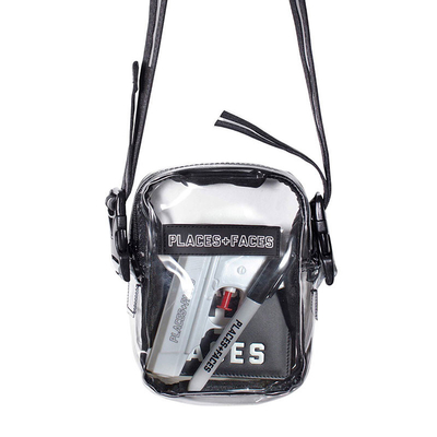 Las caras de los lugares forman a PVC del claro del ODM de Fanny Pack el bolso lateral