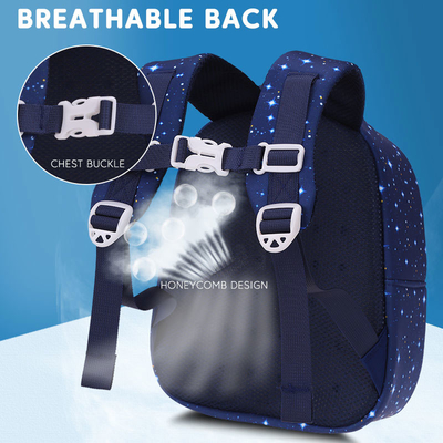 Los astronautas impermeables de las muchachas de la historieta de 3D Rocket Kids Backpack Anti Lost enseñan bolsos
