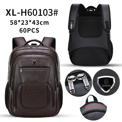Mochila elegante masculina de la indumentaria de oficina informal del ordenador portátil prenda impermeable de 23 pulgadas