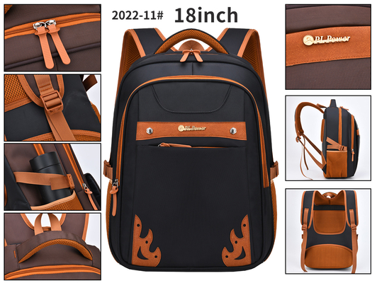 Ordenador portátil extensible de la mochila de la indumentaria de oficina informal mochila de nylon del viaje de 18 pulgadas