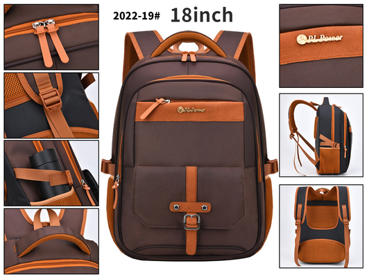 Mochila resistente del ordenador portátil de agua de la mochila de la indumentaria de oficina informal de la universidad 18 pulgadas