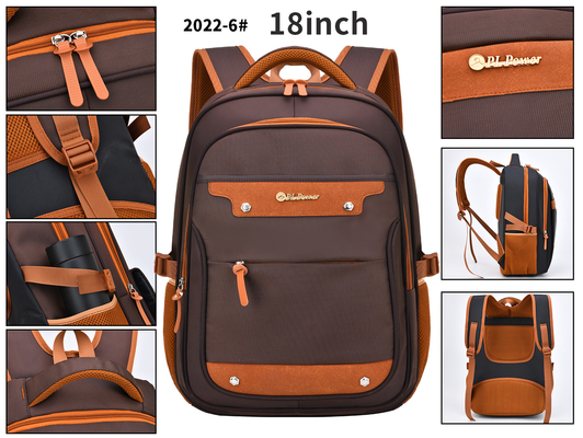 Mochila resistente del ordenador portátil de agua de la mochila de la indumentaria de oficina informal de la universidad 18 pulgadas