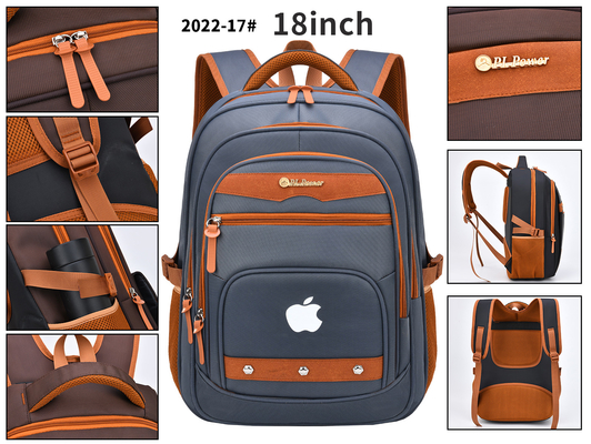 Estudiante de nylon School de la prenda impermeable de la mochila de la indumentaria de oficina informal mochila del ordenador portátil de 18 pulgadas