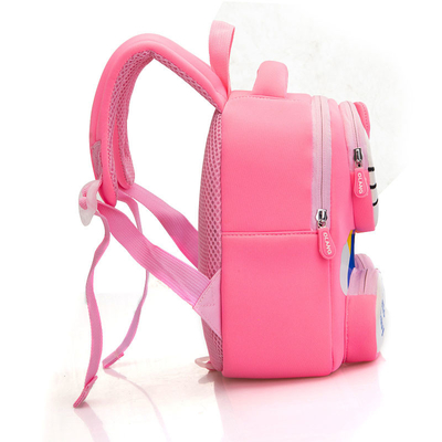 Los niños animales de los niños del OEM 3D Cat Children Backpacks Kindergarten Schoolbag hacen excursionismo