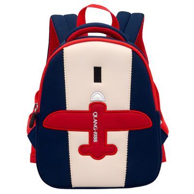 Bolso de escuela de la prenda impermeable de la guardería del neopreno de la mochila del niño de los niños de los pilotos del aeroplano de BSCI