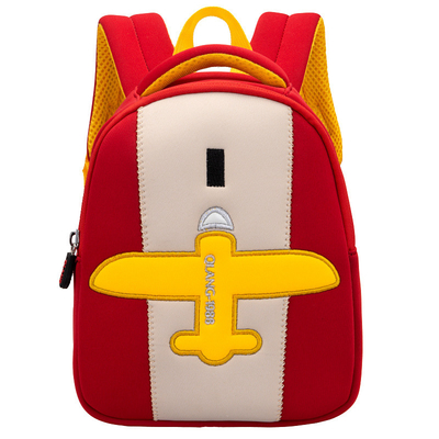 Bolso de escuela de la prenda impermeable de la guardería del neopreno de la mochila del niño de los niños de los pilotos del aeroplano de BSCI