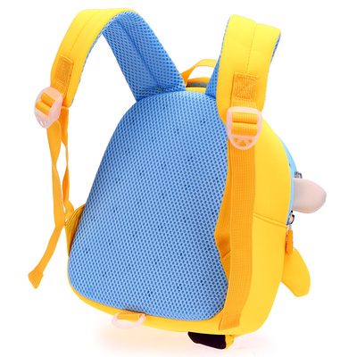 Los niños de la prenda impermeable del mono hacen excursionismo las carteras perdidas antis de la historieta linda del neopreno 3D 2 tamaños