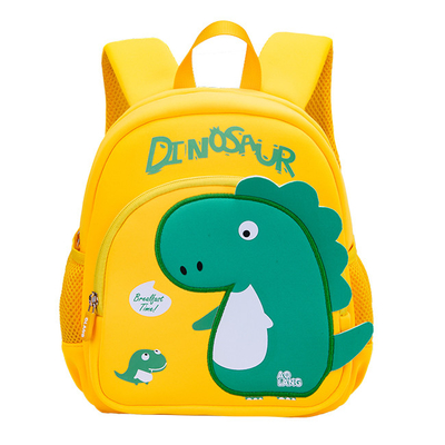 Los niños impermeables unisex hacen excursionismo a los niños Mochila del niño de los niños de la guardería del dinosaurio