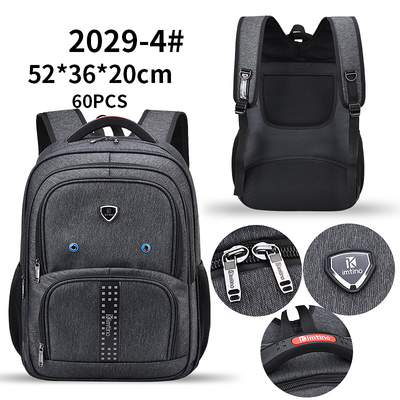 Prenda impermeable de nylon de la mochila del viaje del poliéster masculino hombres de bolso del ordenador portátil de 20 pulgadas