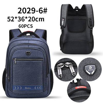 Prenda impermeable de nylon de la mochila del viaje del poliéster masculino hombres de bolso del ordenador portátil de 20 pulgadas
