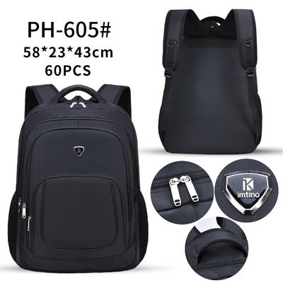 Mochila casual del viaje de 23 hombres de la pulgada de la mochila del ordenador portátil de la capacidad grande prenda impermeable multifuncional