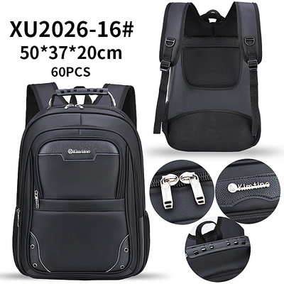 Bolso casual del viaje del ordenador de la mochila del ordenador portátil de nylon hembra-varón de los muchachos