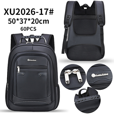 Bolso casual del viaje del ordenador de la mochila del ordenador portátil de nylon hembra-varón de los muchachos