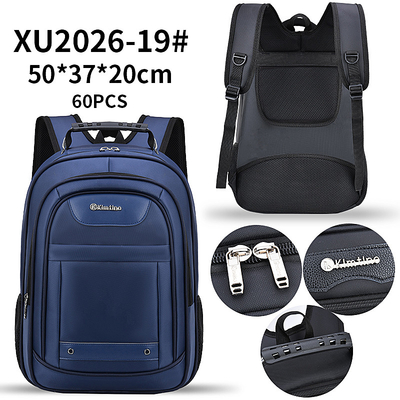Bolso casual del viaje del ordenador de la mochila del ordenador portátil de nylon hembra-varón de los muchachos