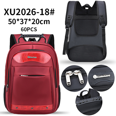 Bolso casual del viaje del ordenador de la mochila del ordenador portátil de nylon hembra-varón de los muchachos