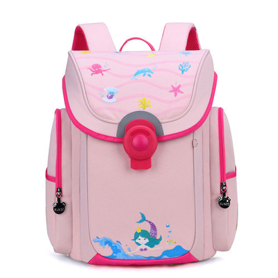 Los bolsillos multi impermeabilizan los bolsos de escuela de Backpack Cartoon Kids del estudiante 1000g