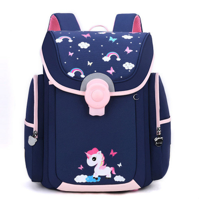 Los bolsillos multi impermeabilizan los bolsos de escuela de Backpack Cartoon Kids del estudiante 1000g