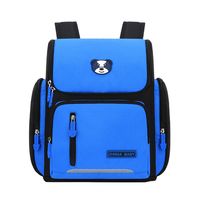 La escuela de cuero primaria hace excursionismo a los niños Mochila ortopédico los 42*32*20cm de las muchachas de los muchachos