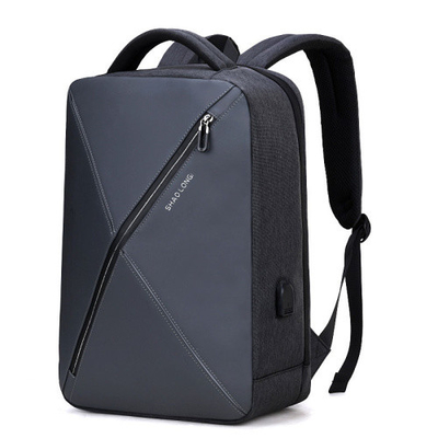 El hurto anti de la mochila del ordenador portátil del ODM USB los hombres de 15,6 pulgadas viaja mochila de la escuela del ocio