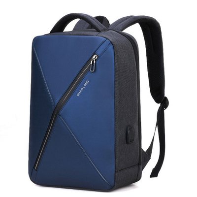 El hurto anti de la mochila del ordenador portátil del ODM USB los hombres de 15,6 pulgadas viaja mochila de la escuela del ocio