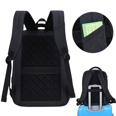 El hurto anti de la mochila del ordenador portátil del ODM USB los hombres de 15,6 pulgadas viaja mochila de la escuela del ocio