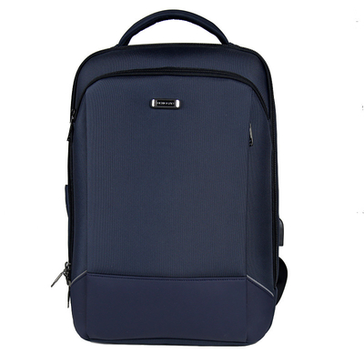 mochila impermeable al aire libre del ordenador portátil de los hombres de la mochila USB del ordenador portátil del negocio 18inch