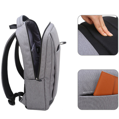 Bolso impermeable casual 15,6 de Oxford de la prenda impermeable de la mochila del ordenador portátil USB