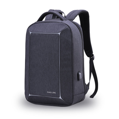 Ladrón anti impermeable Back Pack del bolso 15.6Inch del viaje de la carga por USB del ordenador portátil