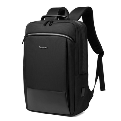 Mochila de la indumentaria de oficina informal del viaje de los hombres de la carga por USB de la mochila del ordenador portátil del negocio del FCS