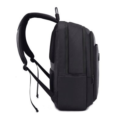 Bolso impermeable del viaje de Oxford del negocio del ordenador portátil de la carga por USB causal de la mochila