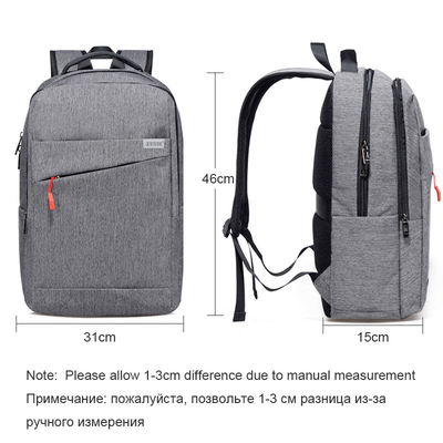 Mochila casual de la lona del vintage multifuncional de 15,6 de la pulgada del ordenador portátil de la mochila mujeres de los hombres