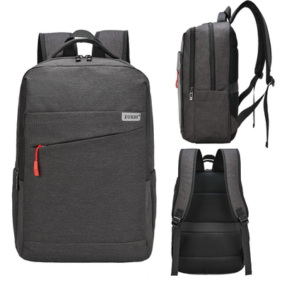 Mochila casual de la lona del vintage multifuncional de 15,6 de la pulgada del ordenador portátil de la mochila mujeres de los hombres