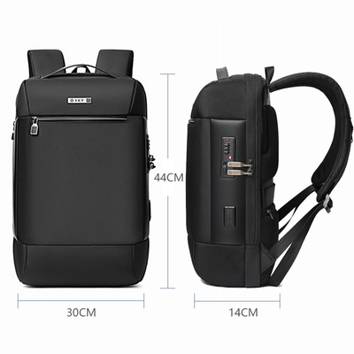 Capacidad grande 15.6inch de nylon de Business Laptop Backpack del ladrón anti
