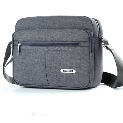 Mensajero casual Bag Solid Buckle MultiPocket del hombro de la lona