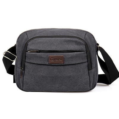 Bolso sólido de Bag Casual Portable del mensajero de la lona del vintage de la hebilla
