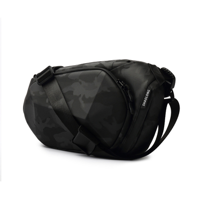 Cruz impermeable de Fanny Pack Black Anti Theft de la moda del pecho - bolsos de la honda de Oxford de la bolsa para transportar cadáveres