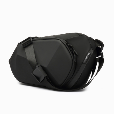 Cruz impermeable de Fanny Pack Black Anti Theft de la moda del pecho - bolsos de la honda de Oxford de la bolsa para transportar cadáveres