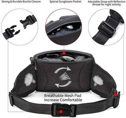 Bolso de la cintura de Bum Dog Walking Bag Running para caminar el ciclo