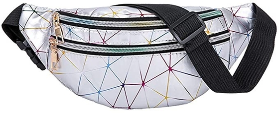 La PU cubre los bolsillos con cremallera del paquete con cuero 3 de Bum Waist Bag Festival Fanny impermeables