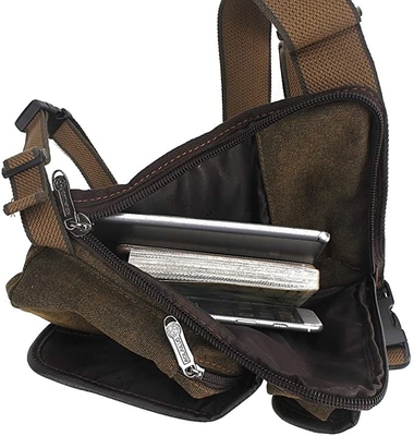 Bolso de ciclo táctico de la pierna del descenso de la lona que camina el paquete de la cintura para las mujeres de los hombres