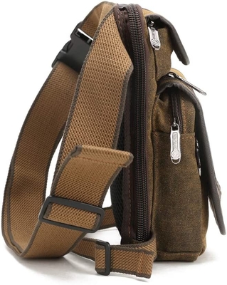 Bolso de ciclo táctico de la pierna del descenso de la lona que camina el paquete de la cintura para las mujeres de los hombres