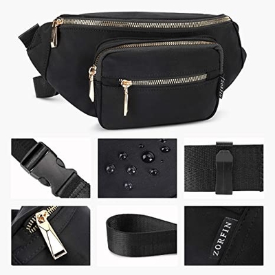 Los hombres de las mujeres forman Fanny Pack/el bolso impermeable de la cintura para caminar que camina de funcionamiento del viaje