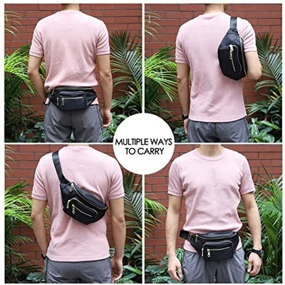 Los hombres de las mujeres forman Fanny Pack/el bolso impermeable de la cintura para caminar que camina de funcionamiento del viaje