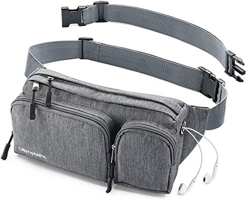 Bolso de Fanny Pack Hiking Cute Waist de la moda de 6 bolsillos