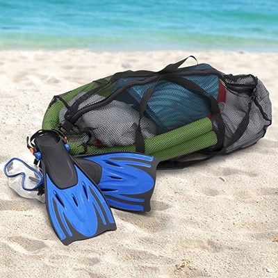 Bolso de gran tamaño del gimnasio de Mesh Sports Duffle Bag Multipurpose con la cremallera ajustable