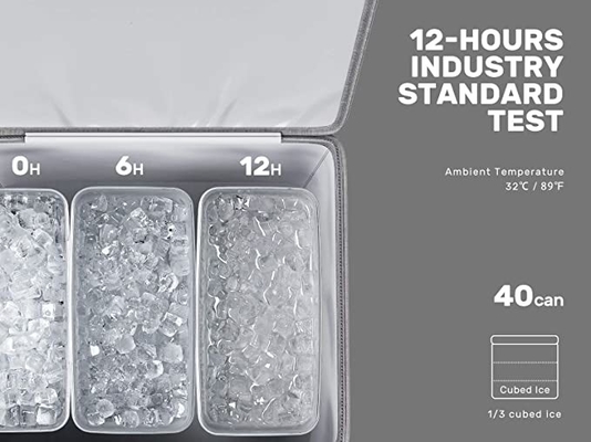 El refrigerador aislado plegable hermético empaqueta la fiambrera para la barbacoa de la comida campestre que acampa