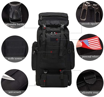 70l que acampa caminando el viaje Daypack de la prenda impermeable de la mochila de Molle de la mochila