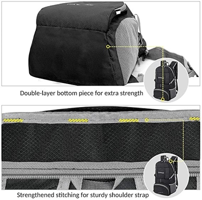 Mochila resistente al aire libre ligera del viaje 35l de agua de la mochila que camina