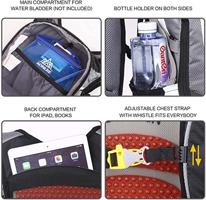 mochila que camina al aire libre de ciclo Daypack de la bici 18l para el viaje al aire libre